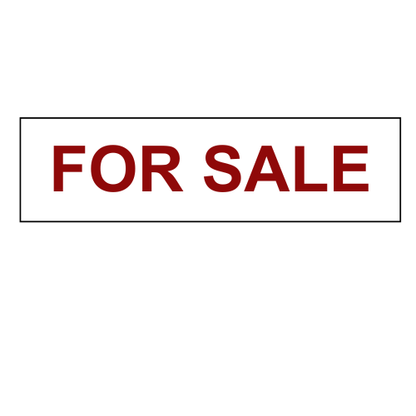 Real Estate Rider Signs - 6" x 24" - Premium Composite ACM